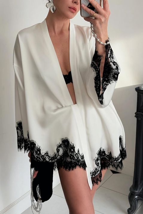 Kimono OZENDRA, Boja: bijela, IVET.HR - MODERNA ODJEĆA