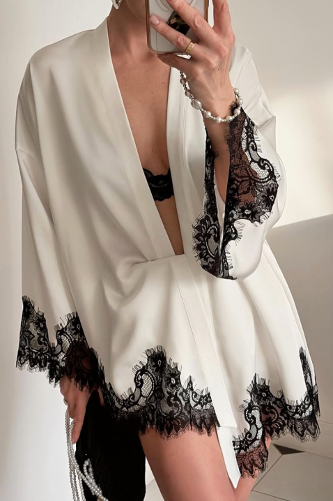 Kimono OZENDRA, Boja: bijela, IVET.HR - MODERNA ODJEĆA