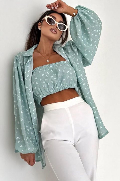 Komplet MENZOLA, Boja: mente, IVET.HR - MODERNA ODJEĆA