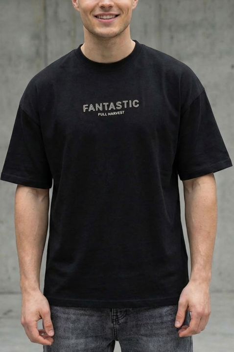 Muška majica ALEKSINO BLACK, Boja: crna, IVET.HR - MODERNA ODJEĆA