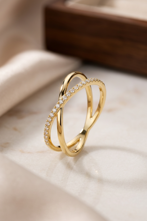 Prsten CAMOLZA, Boja: zlatna, IVET.HR - MODERNA ODJEĆA