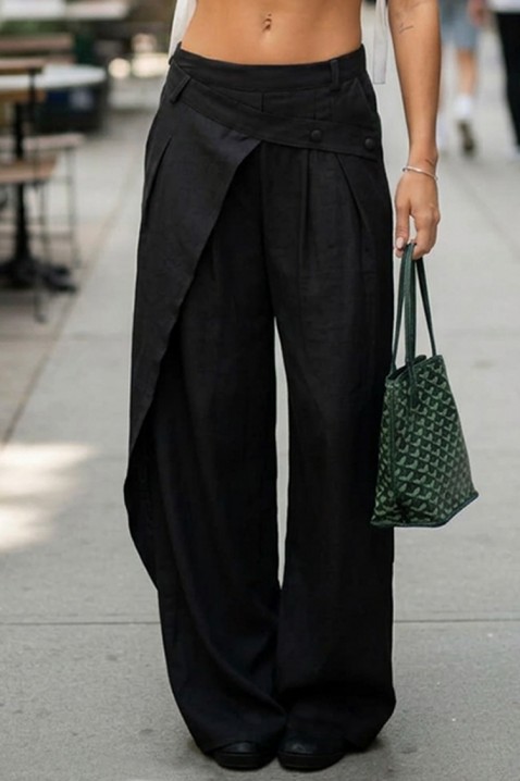 Hlače DENOLDA BLACK, Boja: crna, IVET.HR - MODERNA ODJEĆA