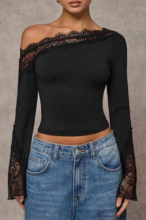 Ženska bluza ZAROLIA BLACK, Boja: crna, IVET.HR - MODERNA ODJEĆA