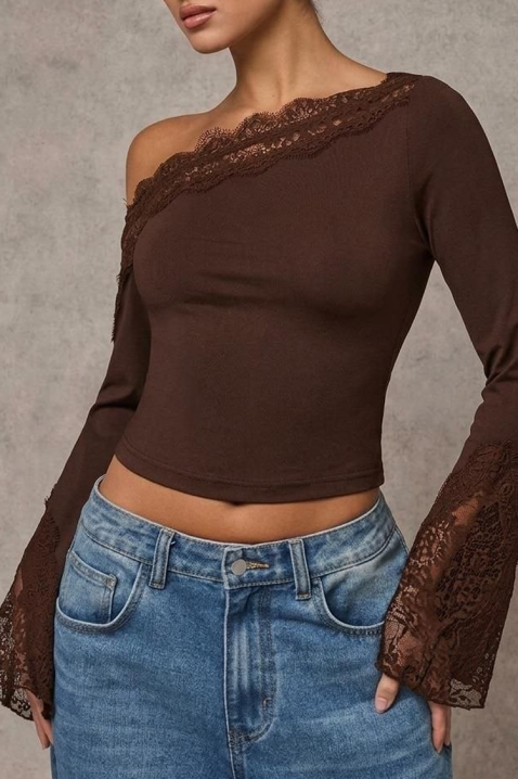 Ženska bluza ZAROLIA BROWN, Boja: smeđa, IVET.HR - MODERNA ODJEĆA