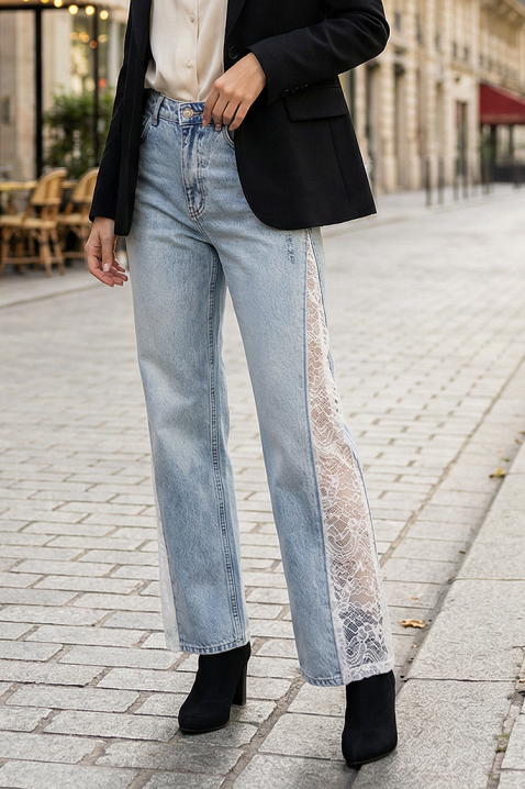 Traperice ESMEROLZA, Boja: svijetlo plava, IVET.HR - MODERNA ODJEĆA