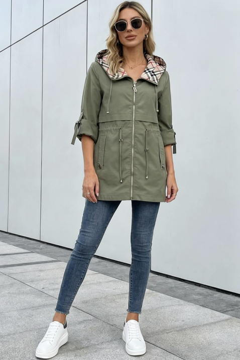 Jakna ZAVORIA KHAKI, Boja: kaki, IVET.HR - MODERNA ODJEĆA