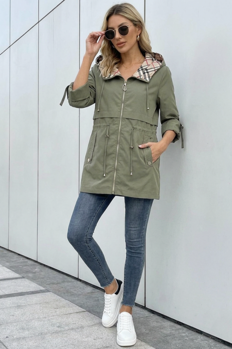 Jakna ZAVORIA KHAKI, Boja: kaki, IVET.HR - MODERNA ODJEĆA