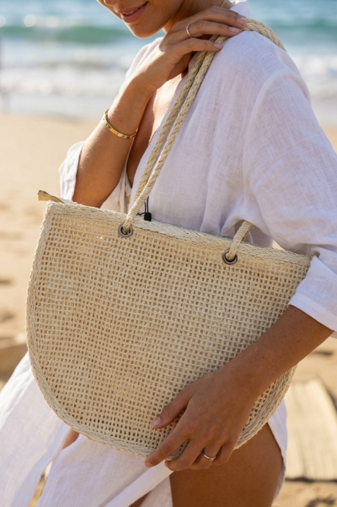 Torba za plažu VLONDILZA ECRU, Boja: drap, IVET.HR - MODERNA ODJEĆA