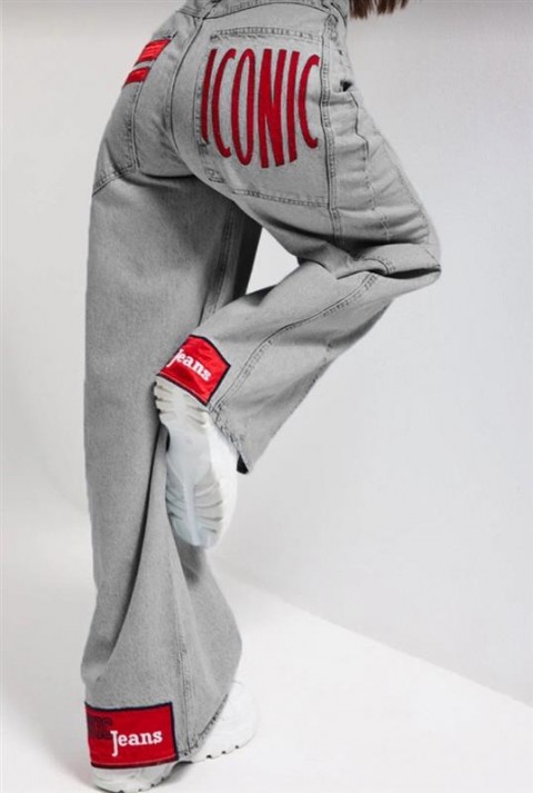 Traperice ICONZA, Boja: svjetlosiva, IVET.HR - MODERNA ODJEĆA