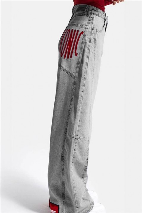 Traperice ICONZA, Boja: svjetlosiva, IVET.HR - MODERNA ODJEĆA