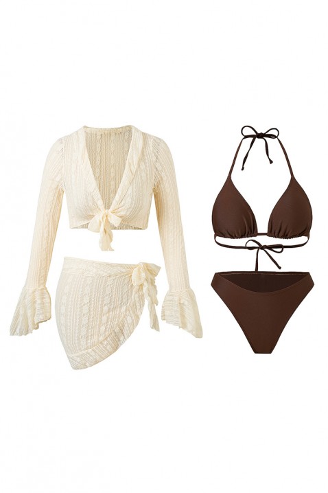 Set za plažu KROMELJA, Boja: smeđa, IVET.HR - MODERNA ODJEĆA