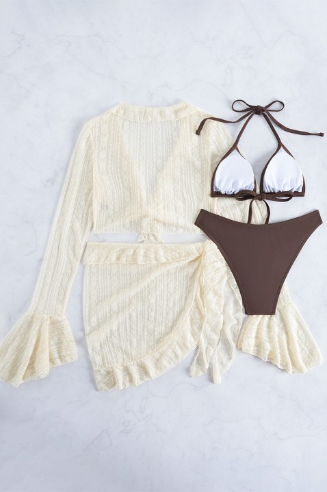 Set za plažu KROMELJA, Boja: smeđa, IVET.HR - MODERNA ODJEĆA