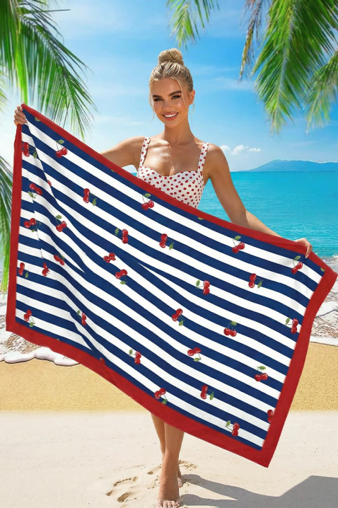 Ručnik za plažu CHERILDA, Boja: tamnoplava, IVET.HR - MODERNA ODJEĆA