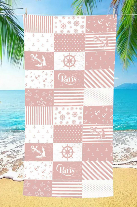 Ručnik za plažu NOMILDA, Boja: roza, IVET.HR - MODERNA ODJEĆA