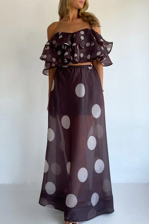 Komplet DLONDELA BROWN, Boja: smeđa, IVET.HR - MODERNA ODJEĆA