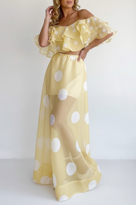 Komplet DLONDELA YELLOW, Boja: žuta, IVET.HR - MODERNA ODJEĆA