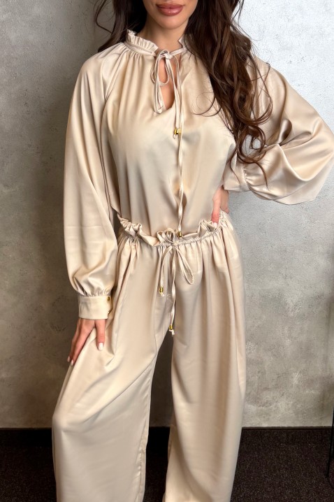 Komplet ADOLNIZA ECRU, Boja: drap, IVET.HR - MODERNA ODJEĆA