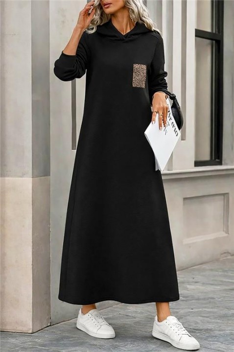 Haljina ASEMDOLA, Boja: crna, IVET.HR - MODERNA ODJEĆA