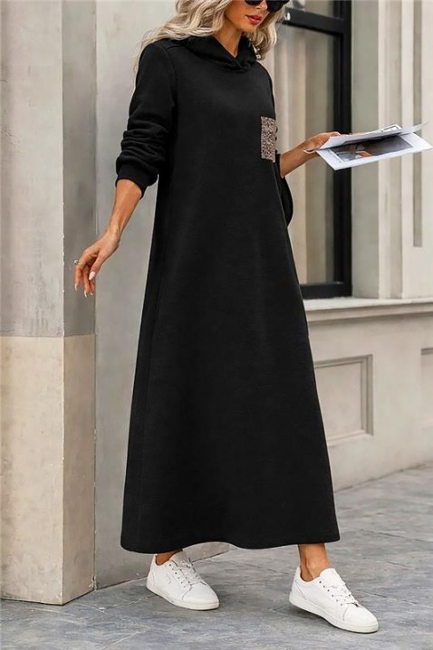 Haljina ASEMDOLA, Boja: crna, IVET.HR - MODERNA ODJEĆA