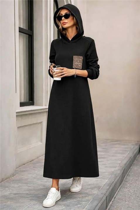 Haljina ASEMDOLA, Boja: crna, IVET.HR - MODERNA ODJEĆA