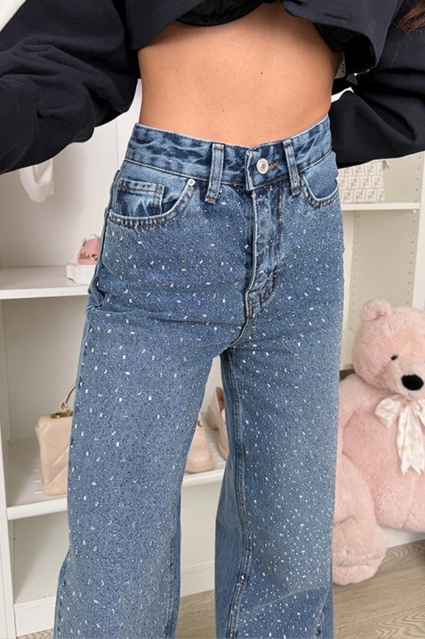 Traperice DAVILONA, Boja: plava, IVET.HR - MODERNA ODJEĆA