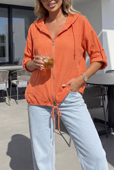 Jakna VLONDELZA ORANGE, Boja: narančasta, IVET.HR - MODERNA ODJEĆA