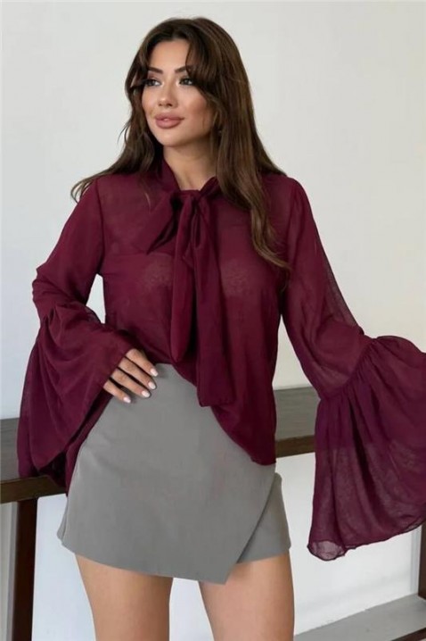 Ženska bluza VLANDILZA BORDO, Boja: bordo, IVET.HR - MODERNA ODJEĆA