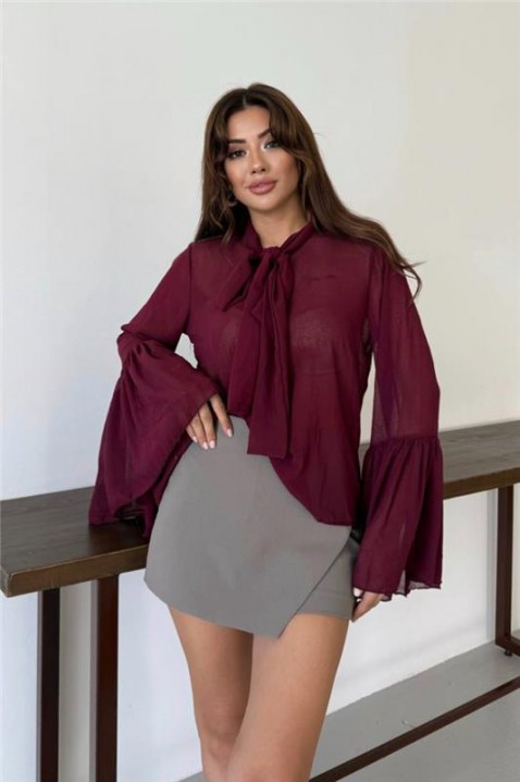 Ženska bluza VLANDILZA BORDO, Boja: bordo, IVET.HR - MODERNA ODJEĆA