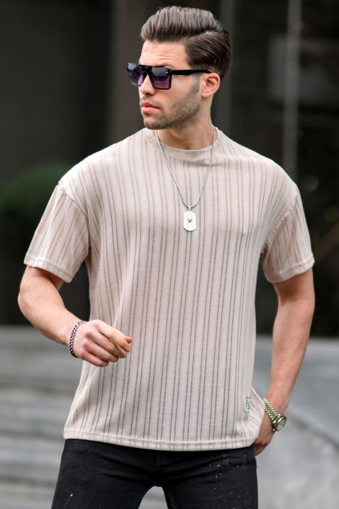 Muška majica LODELZO BEIGE, Boja: bež, IVET.HR - MODERNA ODJEĆA