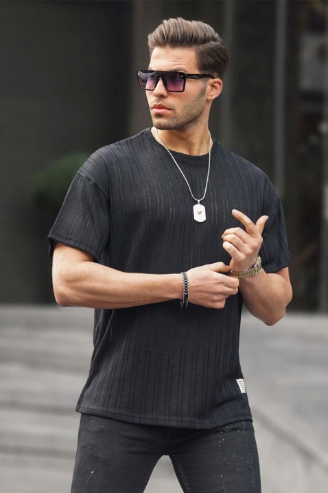 Muška majica LODELZO BLACK, Boja: crna, IVET.HR - MODERNA ODJEĆA