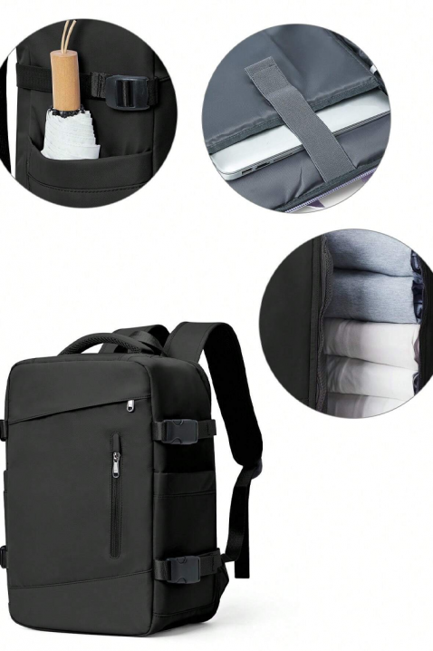 Ruksak za ručnu prtljagu RAYANAIR WINZONA BLACK, Boja: crna, IVET.HR - MODERNA ODJEĆA