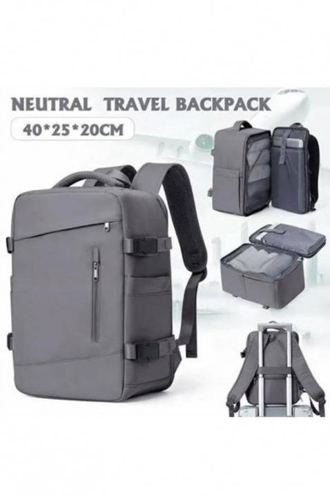 Ruksak za ručnu prtljagu RAYANAIR WINZONA GREY, Boja: siva, IVET.HR - MODERNA ODJEĆA