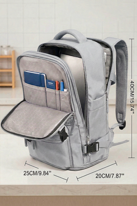 Ruksak za ručnu prtljagu Ryanair ROLNEZA GREY, Boja: siva, IVET.HR - MODERNA ODJEĆA