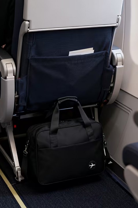 Torba za ručnu prtljagu WINDINZA BLACK - pogodna za Ryanair/Wizzair, Boja: crna, IVET.HR - MODERNA ODJEĆA