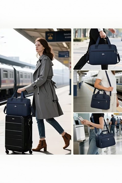 Torba za ručnu prtljagu WINDINZA NAVY - pogodna za Ryanair/Wizzair, Boja: tamnoplava, IVET.HR - MODERNA ODJEĆA