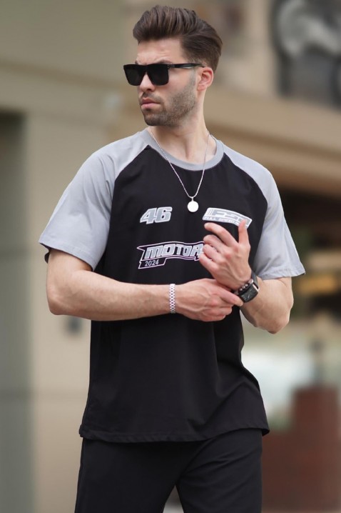 Muška majica RELONDO BLACK, Boja: crna, IVET.HR - MODERNA ODJEĆA