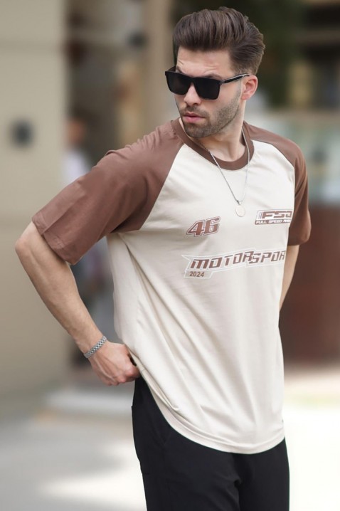 Muška majica RELONDO BROWN, Boja: smeđa, IVET.HR - MODERNA ODJEĆA