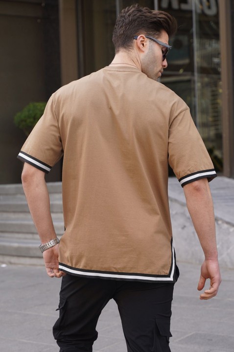 Muška majica VLOMENZO CAMEL, Boja: svjetlosmeđa, IVET.HR - MODERNA ODJEĆA
