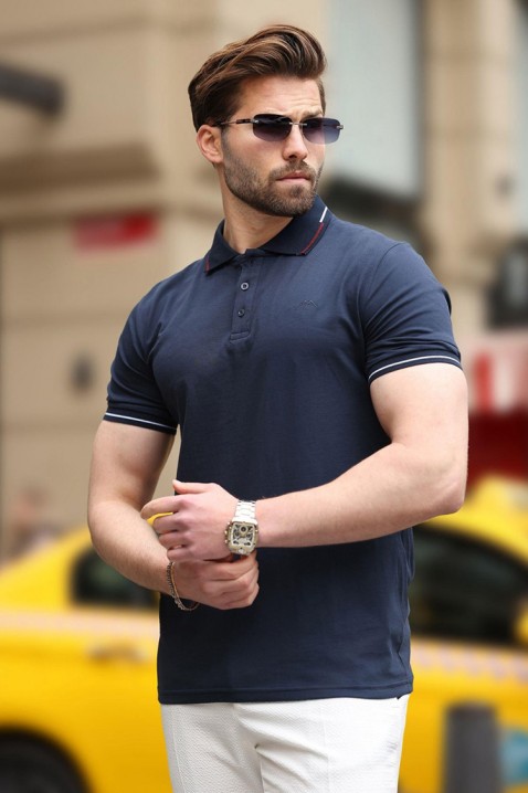 Muška majica RILONZO NAVY, Boja: tamnoplava, IVET.HR - MODERNA ODJEĆA