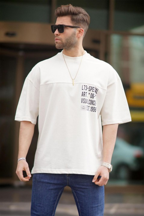 Muška majica MARTILZO ECRU, Boja: drap, IVET.HR - MODERNA ODJEĆA