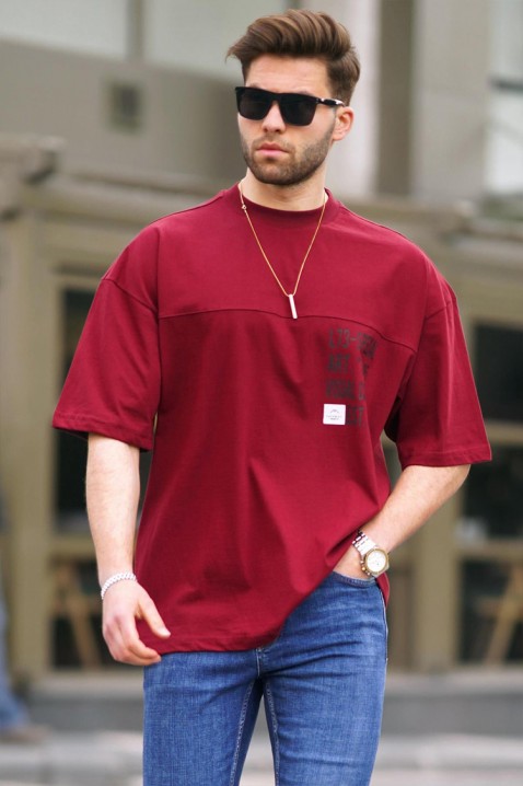 Muška majica MARTILZO BORDO, Boja: bordo, IVET.HR - MODERNA ODJEĆA