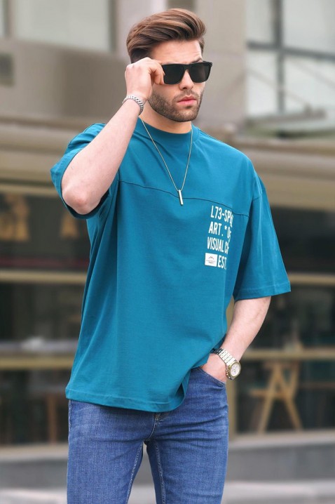 Muška majica MARTILZO PETROL, Boja: petrolej, IVET.HR - MODERNA ODJEĆA