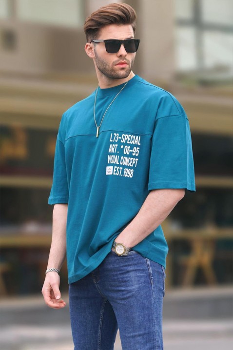 Muška majica MARTILZO PETROL, Boja: petrolej, IVET.HR - MODERNA ODJEĆA