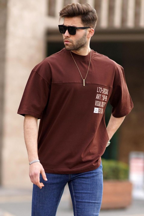 Muška majica MARTILZO BROWN, Boja: smeđa, IVET.HR - MODERNA ODJEĆA