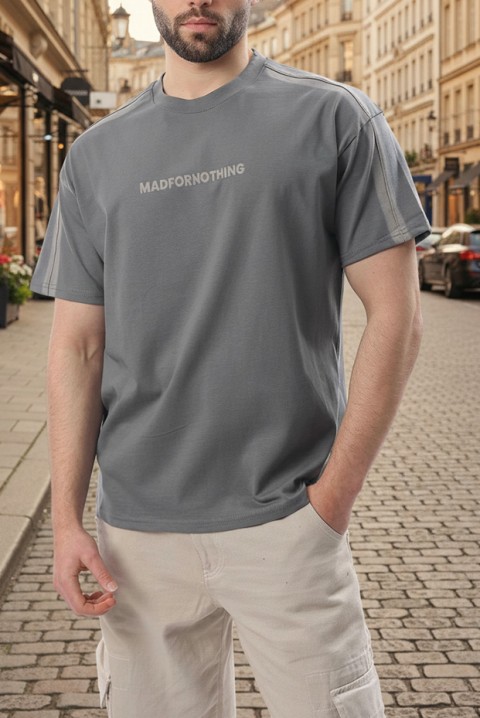 Muška majica CHARLONZO GREY, Boja: siva, IVET.HR - MODERNA ODJEĆA