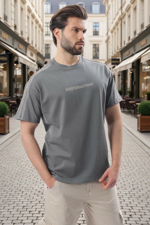 Muška majica CHARLONZO GREY, Boja: siva, IVET.HR - MODERNA ODJEĆA