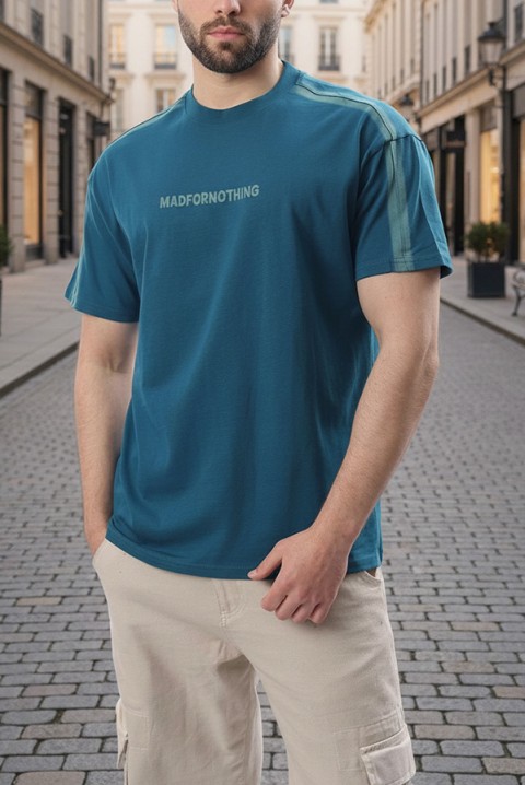 Muška majica CHARLONZO PETROL, Boja: petrolej, IVET.HR - MODERNA ODJEĆA