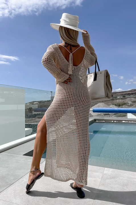 Haljina za plažu SILVANIA ECRU, Boja: drap, IVET.HR - MODERNA ODJEĆA