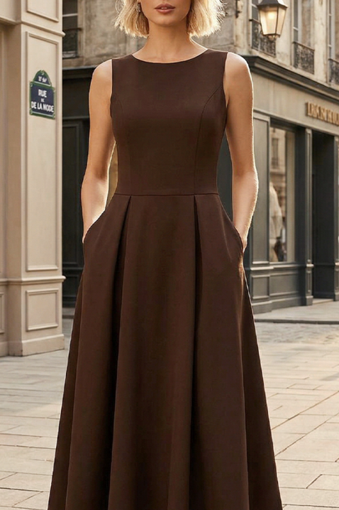 Haljina NERNILZA, Boja: smeđa, IVET.HR - MODERNA ODJEĆA