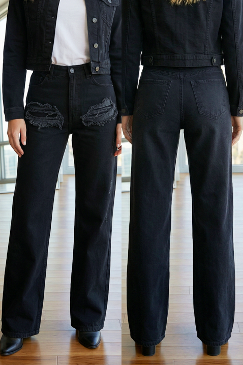 Traperice MERLILDA, Boja: crna, IVET.HR - MODERNA ODJEĆA